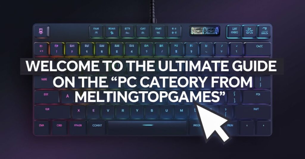 PC Category from MeltingTopGames