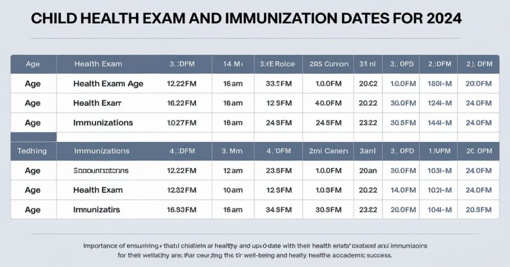 SY24 ISBE PPT Child Health Exam and Immunization Dates